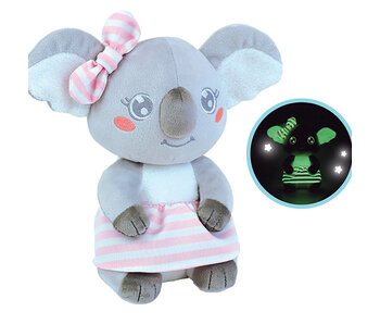 Mimi Koala Knuffel Pink Glow in the Dark ± 22 cm