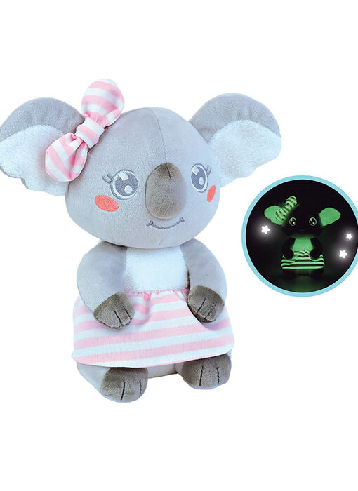 Mimi Koala Knuffel Pink Glow in the Dark ± 22 cm