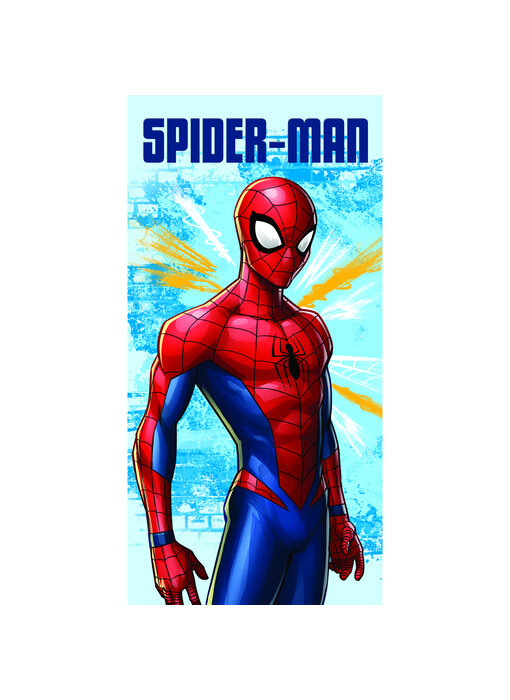 SpiderMan Beach towel Web 70 x 140 cm Cotton