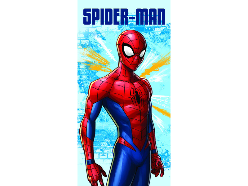 SpiderMan Serviette de plage, Web - 70 x 140 cm - Coton