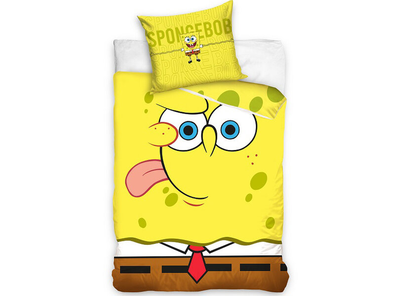 SpongeBob Housse de couette, Squarepants - 140 x 200 cm / 60 x 70 cm - Coton