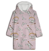 Harry Potter Hoodie Fleece blanket, Hedwig - Child - One Size