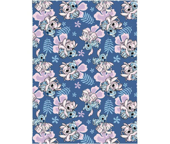 Disney Lilo & Stitch Fleeceplaid Love 110 x 150 Polyester