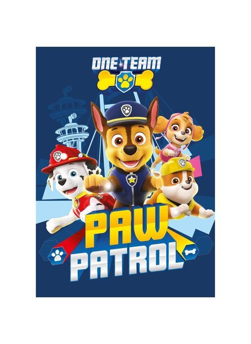 PAW Patrol Plaid polaire One Team 110 x 140 cm Polyester