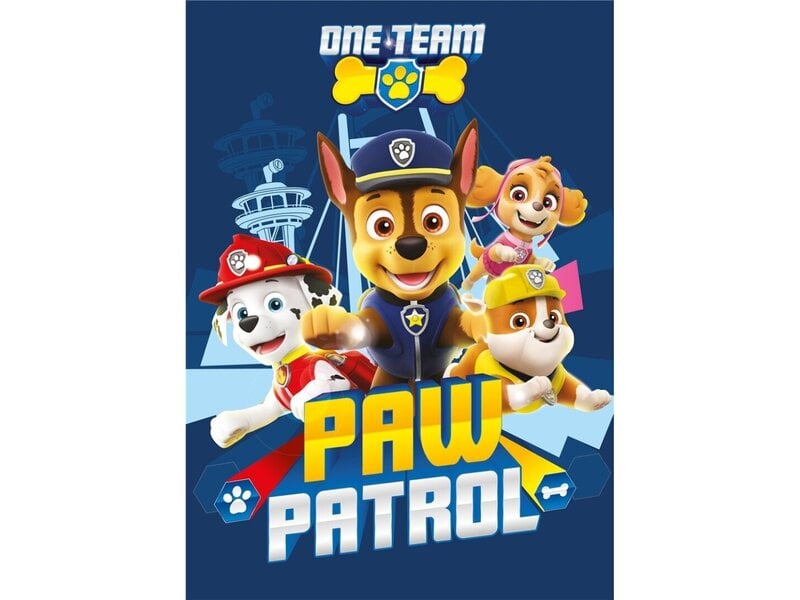 PAW Patrol Plaid polaire One Team - 110 x 140 cm - Polyester