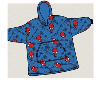 SpiderMan Hoodie Fleece Blanket True Hero Adult (One Size)
