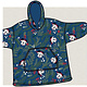 Couverture polaire à capuche Noël adulte (taille unique)