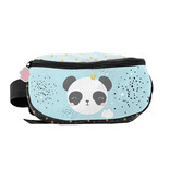 Panda Heuptasje, Glitter - 24 x 13 x 9 cm - Polyester