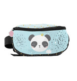 Panda Waist bag, Glitter - 24 x 13 x 9 cm - Polyester
