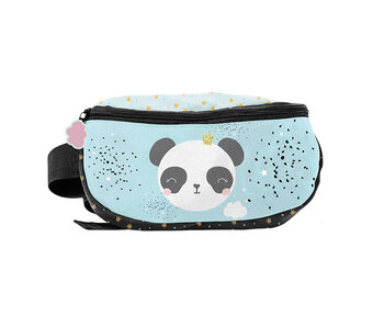 Panda Heuptasje, Glitter 24 x 13 cm Polyester