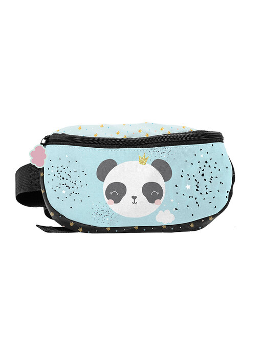 Panda Heuptasje, Glitter 24 x 13 cm Polyester