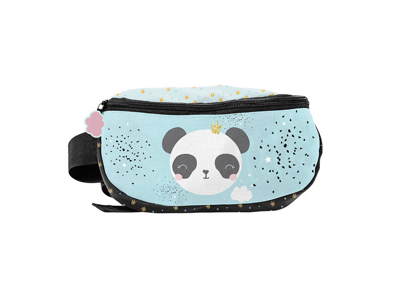 Panda Waist bag, Glitter - 24 x 13 x 9 cm - Polyester