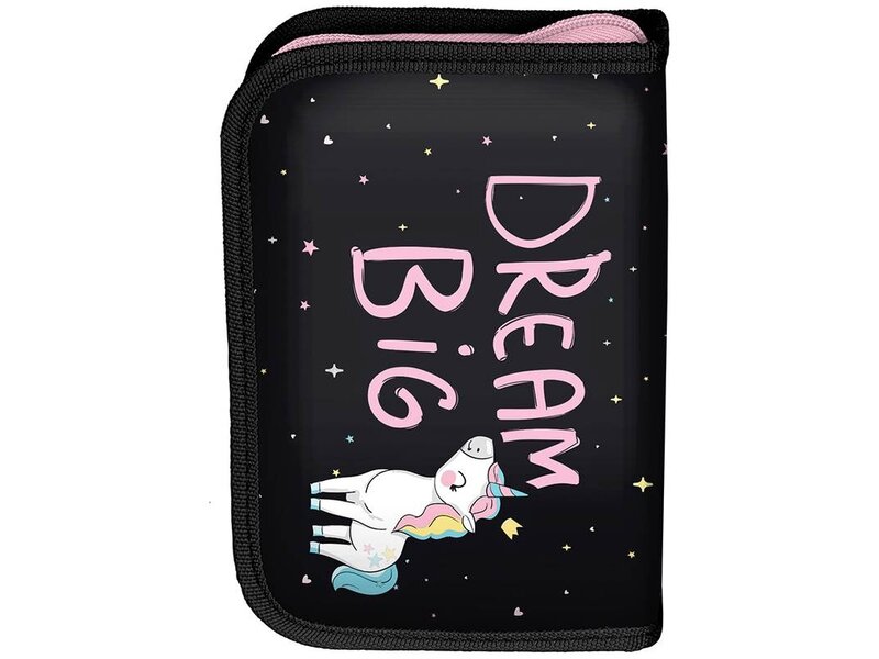 Unicorn Filled Pouch, Dream Big - 19.5 x 13 x 3.5 cm - 22 pcs. -Polyester