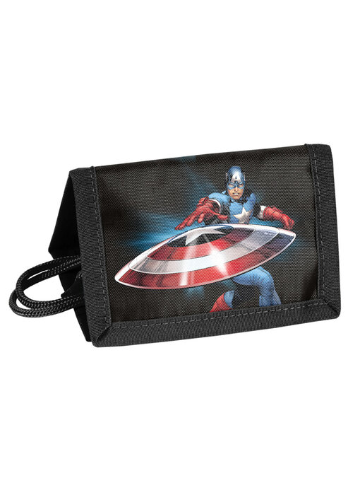 Marvel Avengers Brieftaschen Shield 12 x 8,5 Polyester