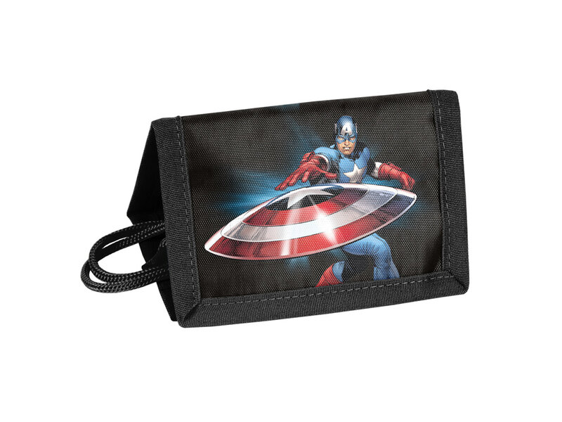 Marvel Avengers Geldbörse, Shield– 12 x 8,5 cm – Polyester