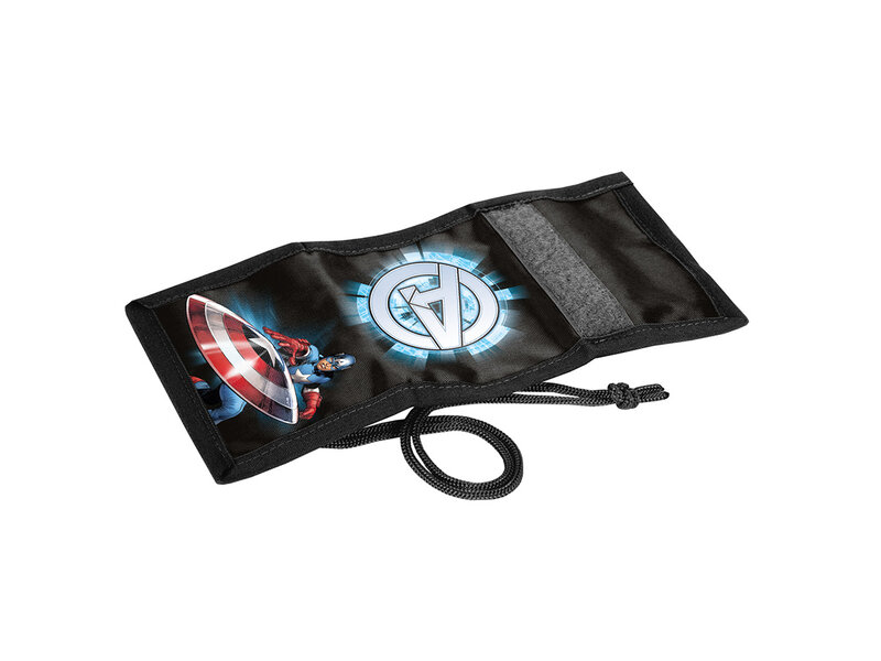 Marvel Avengers Portefeuille, Shield- 12 x 8,5 cm - Polyester