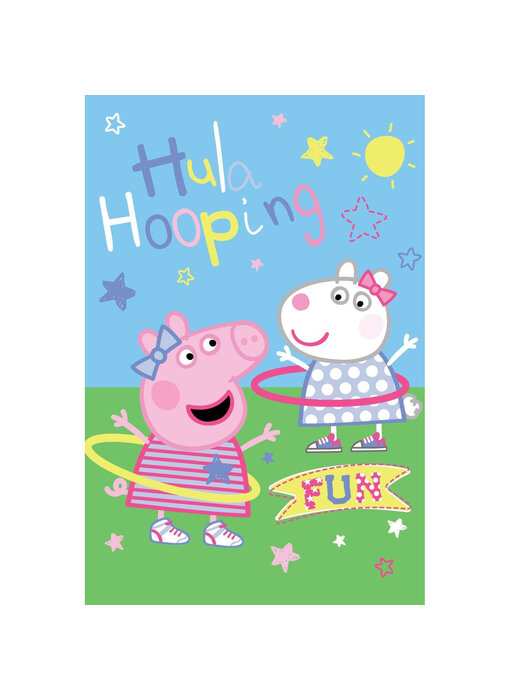 Peppa Pig Fleecedecke Fun 110 x 140 cm Polyester