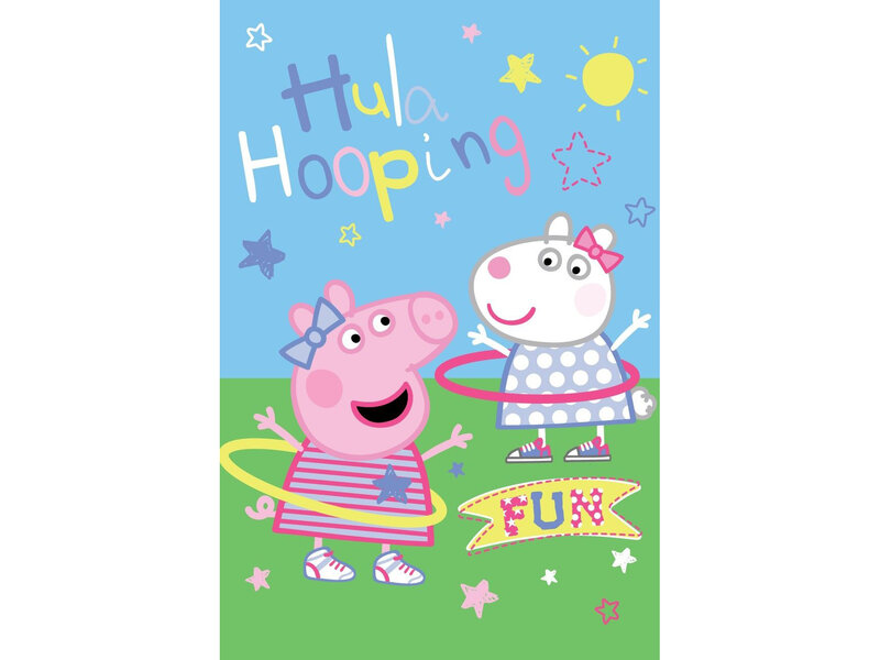 Peppa Pig Fleecedeken, Fun - 110 x 140 cm - Polyester