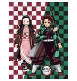 Demon Slayer Fleece deken Kamado - 130 x 170 cm - Polyester