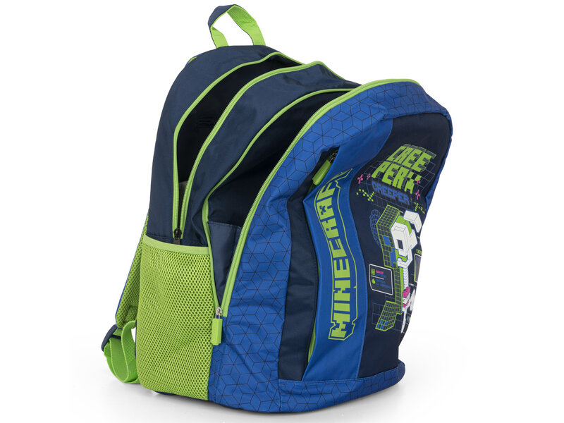 Minecraft Backpack, Creeper - 43 x 31 x 22 cm - Polyester
