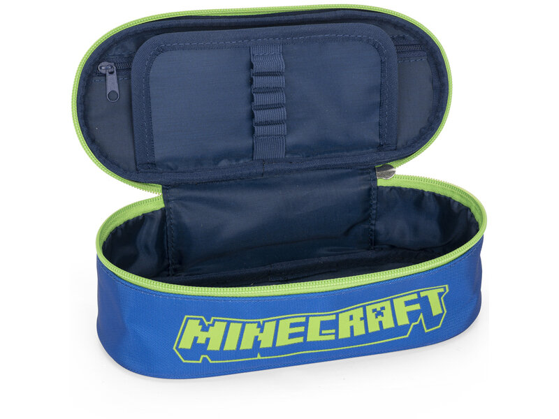 Minecraft Pochette Ovale Creeper - 23 x 6 x 9,5 cm - Polyester