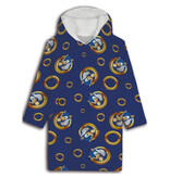 Sonic Hoodie Fleece blanket, Rings - Child (One Size) - Polyester