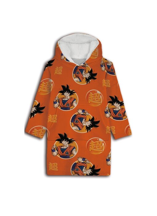 Dragon Ball Z Sweat à capuche couverture polaire Warrior - Enfant (taille unique) Polyester