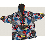 Spider-Man Hoodie-Fleecedecke, Jump – Kind (Einheitsgröße) – Polyester