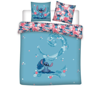 Disney Lilo & Stitch Bettbezug Tropical 240 x 220 + 2x 65 x 65 Baumwollflanell