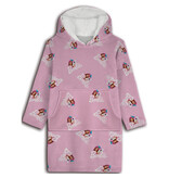 Barbie Hoodie-Fleecedecke, Rosa – Kind – Einheitsgröße