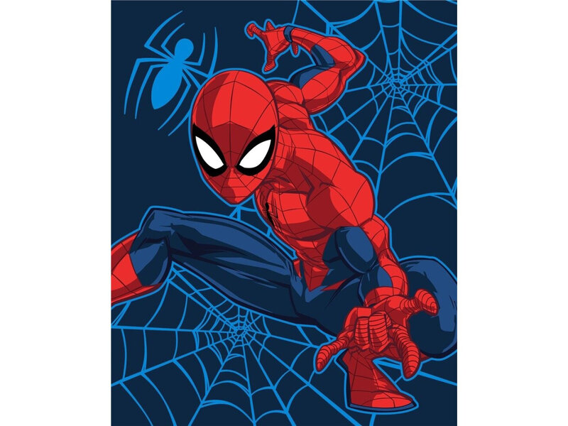 SpiderMan Plaid polaire Web - 130 x 160 cm - Polyester