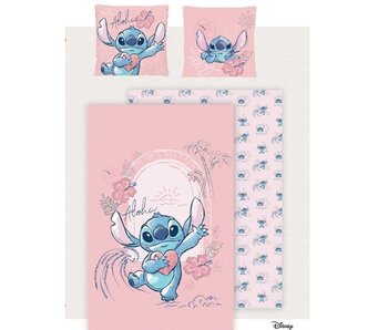 Disney Lilo & Stitch Duvet cover Heart 140 x 200 + 65 x 65 Cotton