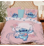 Disney Lilo & Stitch Dekbedovertrek Heart - Eenpersoons - 140 x 200 - Katoen