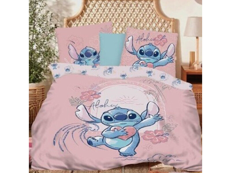 Disney Lilo & Stitch Duvet cover Heart - Single - 140 x 200 - Cotton