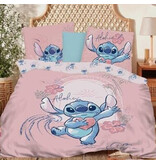 Disney Lilo & Stitch Bettbezug Herz - Lits Jumeaux - 240 x 220 + 2x 65 x 65 cm - Baumwolle