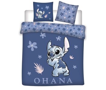 Disney Lilo & Stitch Dekbedovertrek Blue Love 240 x 220 cm / 2x 65 x 65 cm Katoen