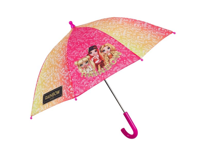 Rainbow High Umbrella, Pink - Ø 76 x 60 cm - Polyester