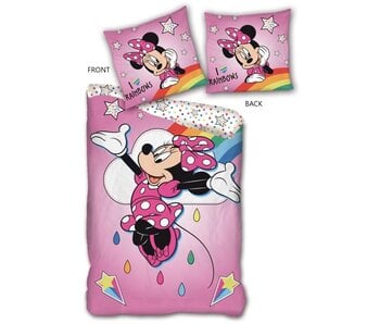 Disney Minnie Mouse Dekbedovertrek Rainbows 140 x 200 cm Polyester