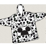 Disney Mickey Mouse Couverture polaire à capuche, Happy - Adulte (taille unique) - Flanelle de polyester