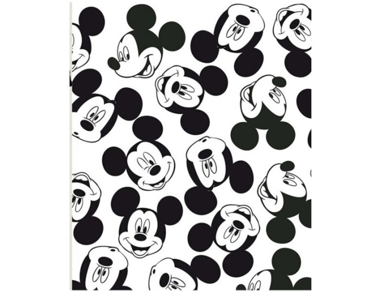 Disney Mickey Mouse Hoodie Fleece Blanket, Happy - Adult (One Size) - Polyester Flannel