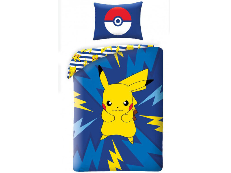 Pokémon Housse de couette, Power - Simple - 140 x 200 cm - Coton