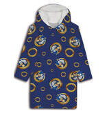 Sonic Hoodie Fleece Blanket, Rings - Adult (One Size) - Polyester