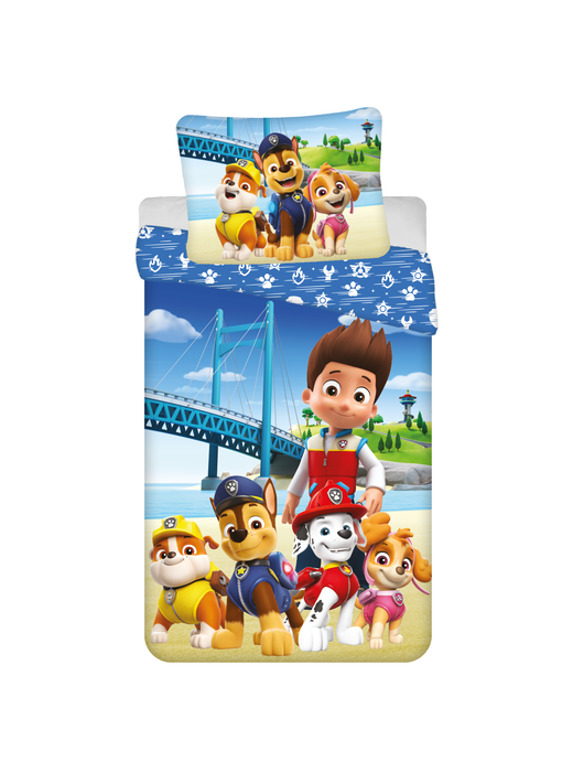 PAW Patrol Dekbedovertrek Brug 140 x 200 + 70 x 90 cm Katoen