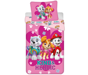 PAW Patrol Bettbezug Heroic 140 x 200 + 70 x 90 cm Baumwolle