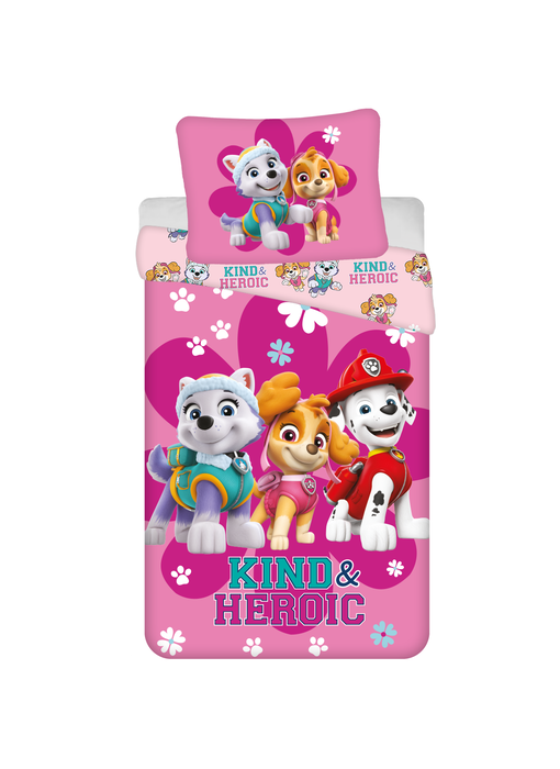 PAW Patrol Bettbezug Heroic 140 x 200 + 70 x 90 cm Baumwolle