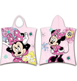 Disney Minnie Mouse Poncho / Badeumhang Pink Bow - 50 x 115 cm - Baumwolle