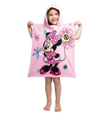 Disney Minnie Mouse Poncho / Badeumhang Pink Bow - 50 x 115 cm - Baumwolle