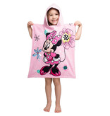 Disney Minnie Mouse Poncho / Bath cape Pink Bow - 50 x 115 cm - Cotton