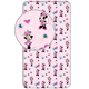 Drap housse Fleurs 90 x 200 cm Coton