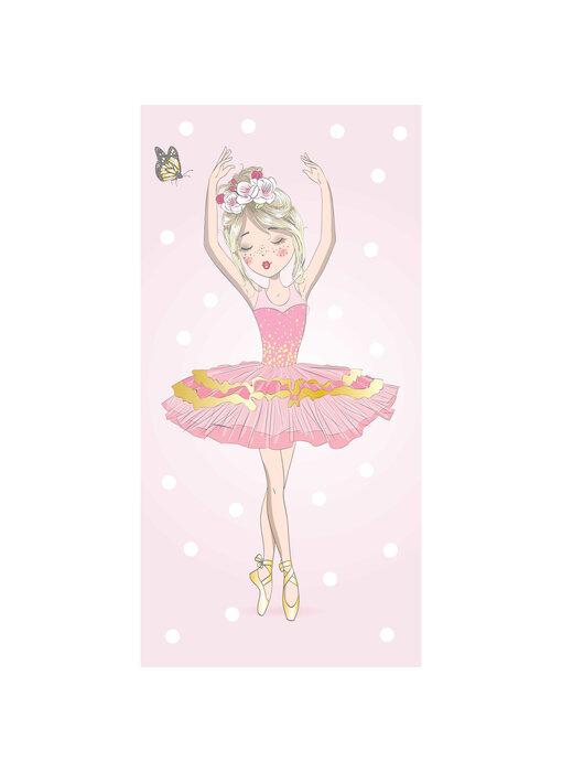 Ballerina Beach towel Pirouette 70 x 140 Cotton